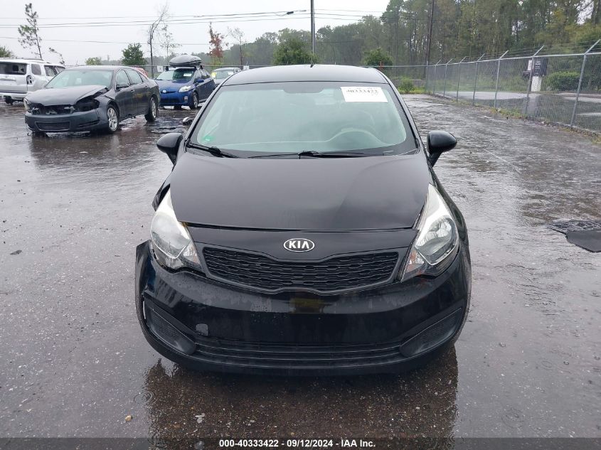 2015 Kia Rio Lx VIN: KNADM4A38F6506555 Lot: 40333422