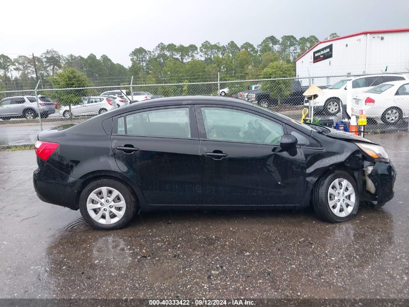 2015 Kia Rio Lx VIN: KNADM4A38F6506555 Lot: 40333422