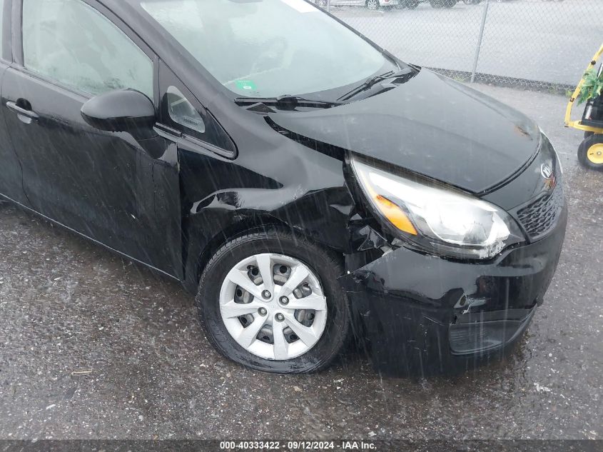 2015 Kia Rio Lx VIN: KNADM4A38F6506555 Lot: 40333422