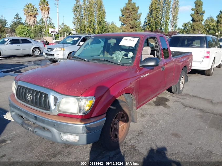 2004 Toyota Tacoma Xtracab VIN: 5TEVL52N44Z334489 Lot: 40333442