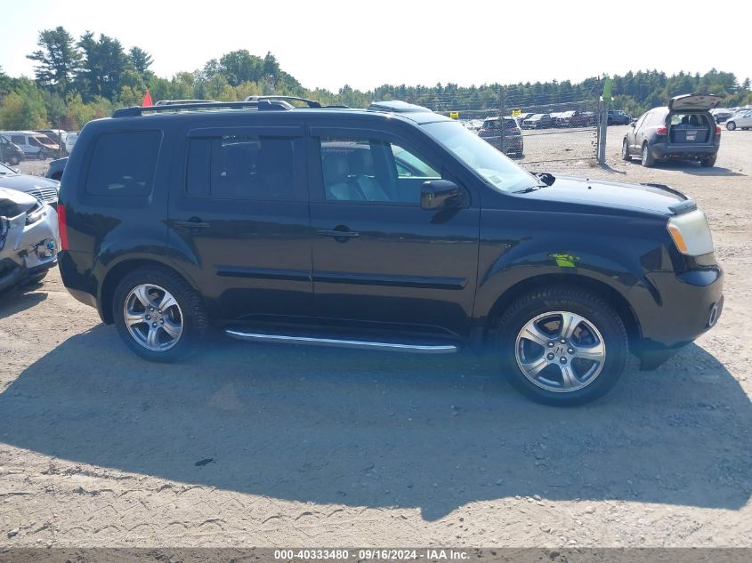 2012 Honda Pilot Ex-L VIN: 5FNYF4H66CB033379 Lot: 40333480