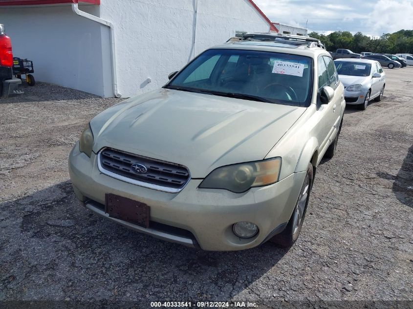 4S4BP86CX54344841 2005 Subaru Outback 3.0R L.l. Bean Edition