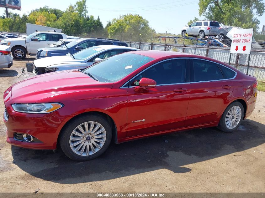 2016 Ford Fusion Hybrid Se VIN: 3FA6P0LUXGR175635 Lot: 40333558