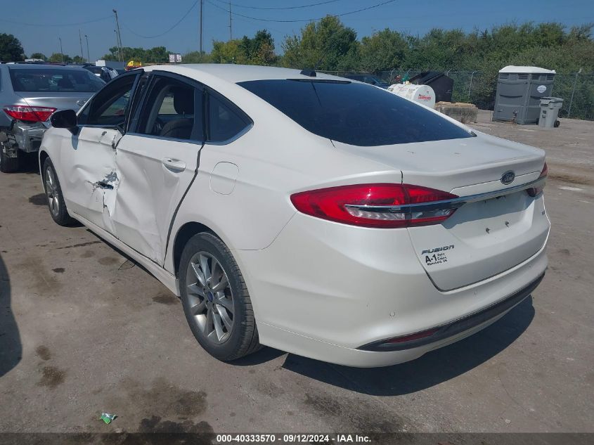 2017 FORD FUSION SE - 3FA6P0H77HR404275