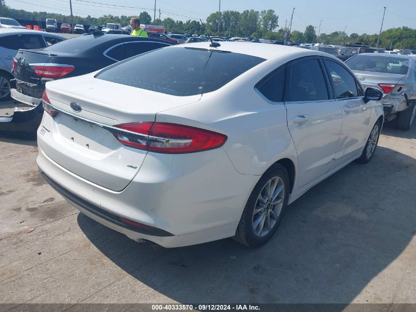 2017 FORD FUSION SE - 3FA6P0H77HR404275