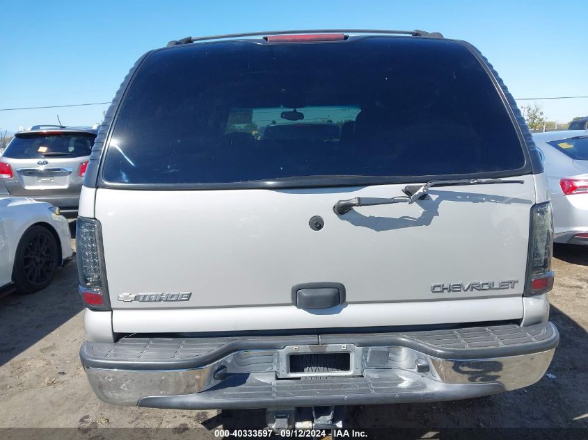 2004 Chevrolet Tahoe Ls VIN: 1GNEC13T24J224189 Lot: 40333597