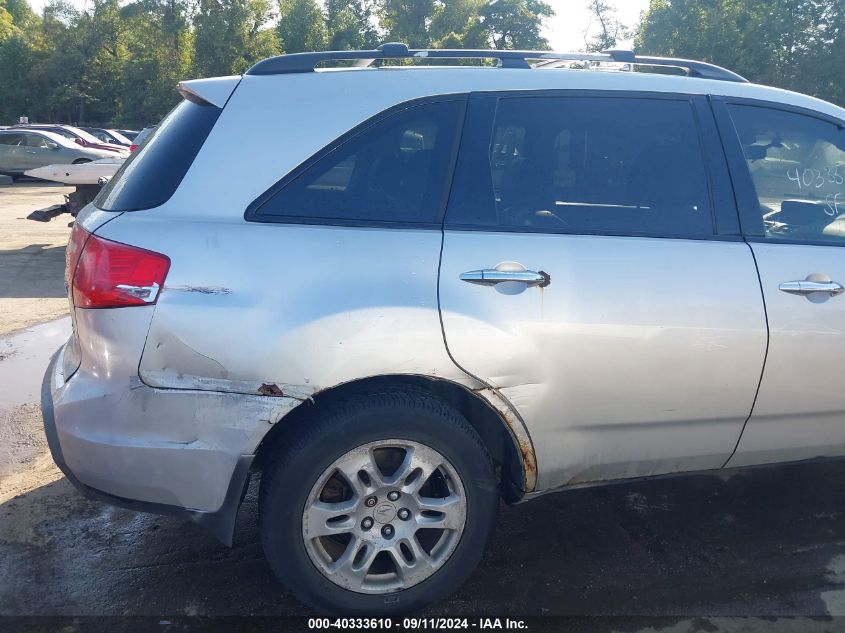 2007 Acura Mdx Technology Package VIN: 2HNYD28417H534795 Lot: 40333610