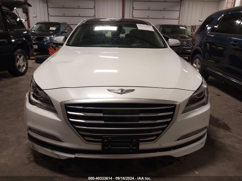 2015 Hyundai Genesis 5.0 VIN: KMHGN4JF0FU020899 Lot: 40333614