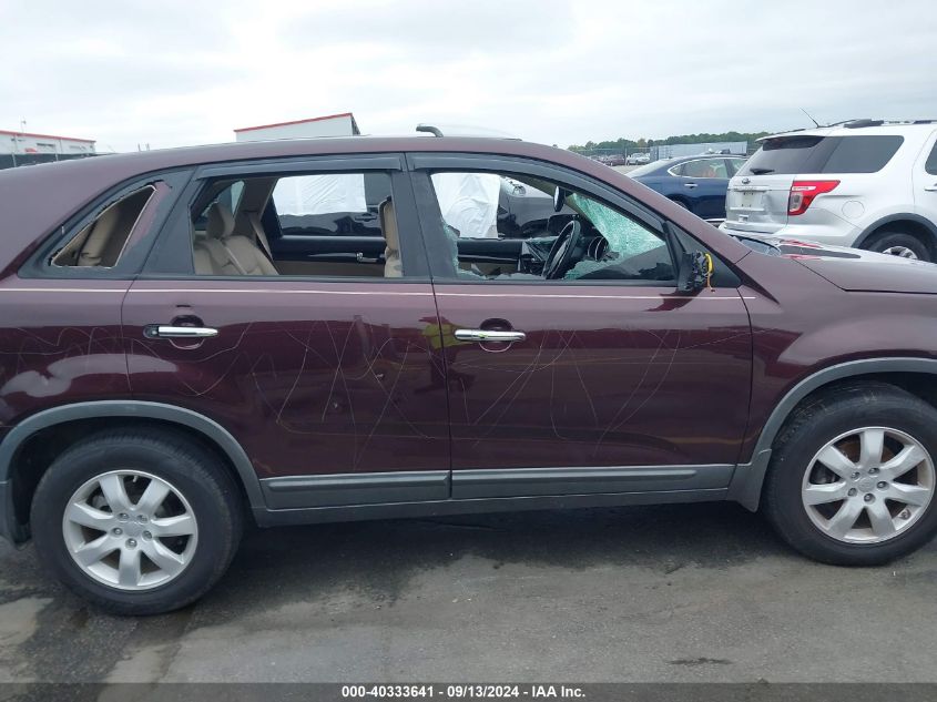 2012 Kia Sorento Lx VIN: 5XYKT3A69CG201172 Lot: 40333641