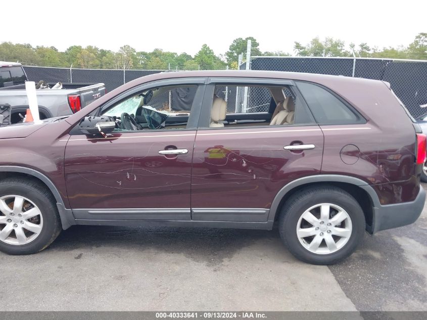 2012 Kia Sorento Lx VIN: 5XYKT3A69CG201172 Lot: 40333641