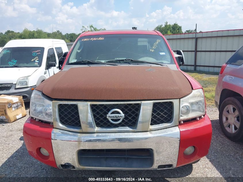 2006 Nissan Titan Le VIN: 1N6AA07B96N507559 Lot: 40333643