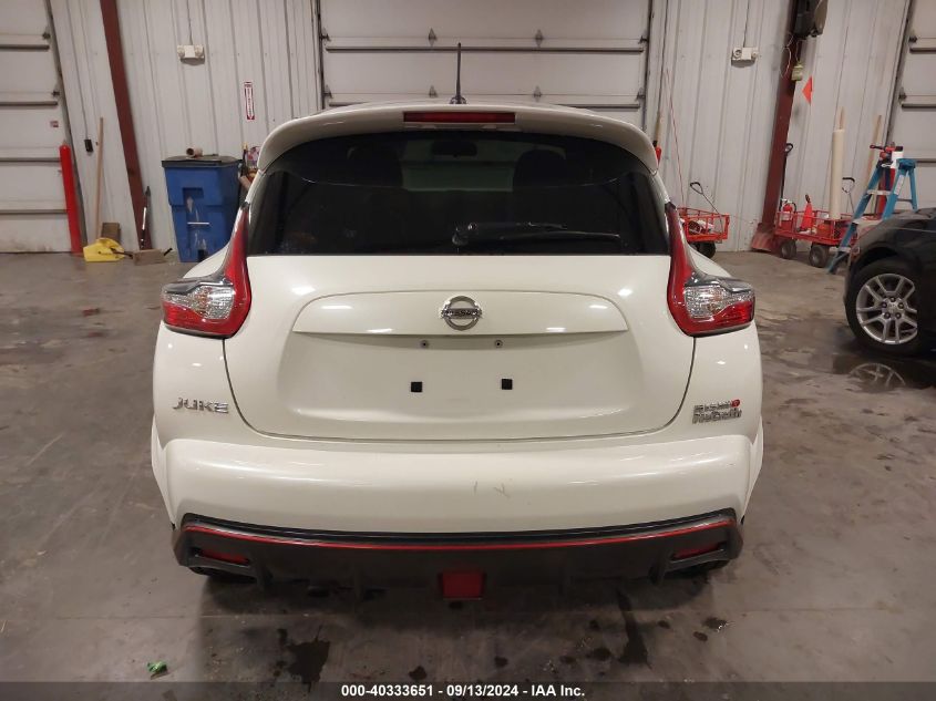 2015 Nissan Juke Nismo/S/Sl/Sv VIN: JN8AF5MV4FT560525 Lot: 40333651