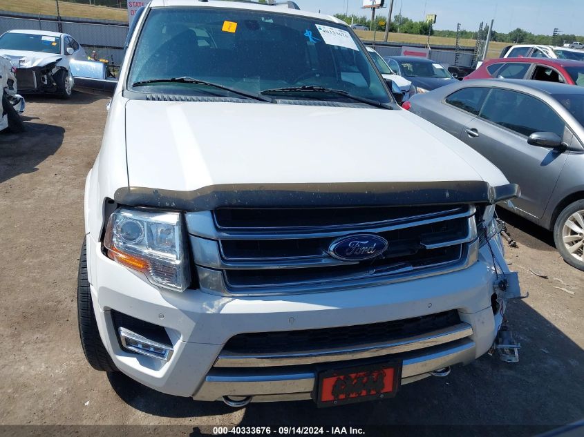 1FMJK1MT4FEF28401 2015 Ford Expedition El Platinum