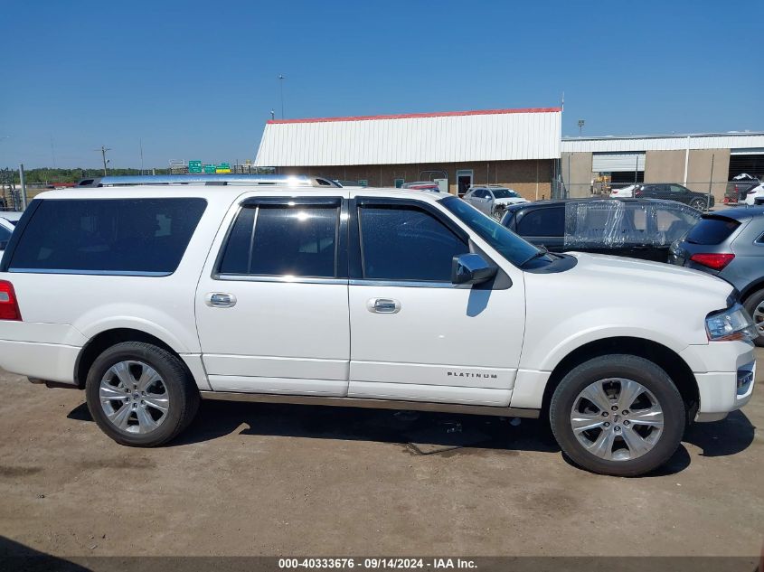 1FMJK1MT4FEF28401 2015 Ford Expedition El Platinum