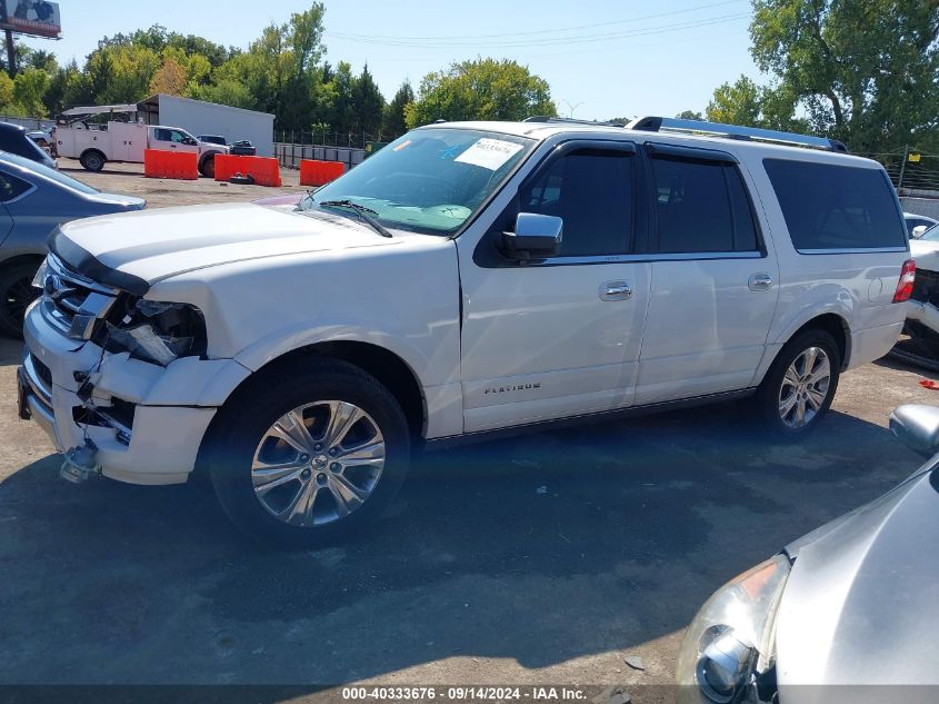 1FMJK1MT4FEF28401 2015 Ford Expedition El Platinum