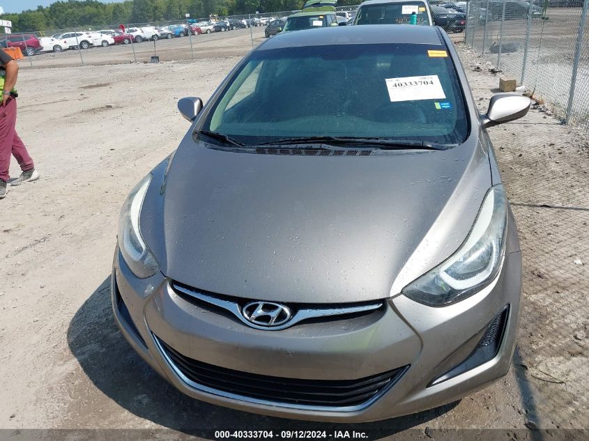 2014 Hyundai Elantra Se VIN: 5NPDH4AE7EH498929 Lot: 40333704