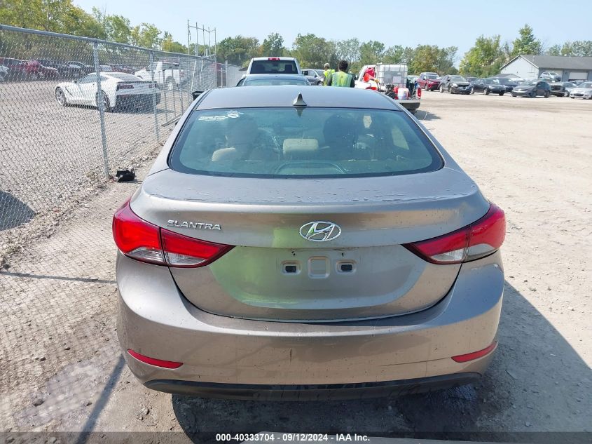 2014 Hyundai Elantra Se VIN: 5NPDH4AE7EH498929 Lot: 40333704