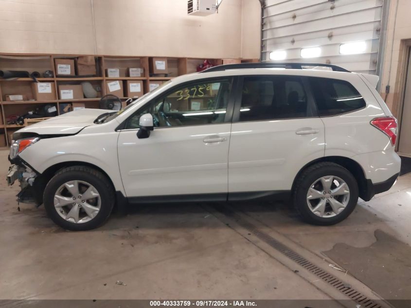 2016 Subaru Forester 2.5I Limited VIN: JF2SJARC4GH475107 Lot: 40333759