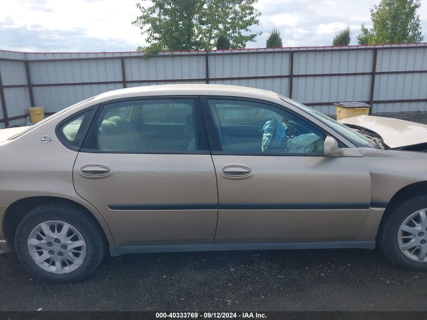 2004 Chevrolet Impala VIN: 2G1WF52EX49165881 Lot: 40333769