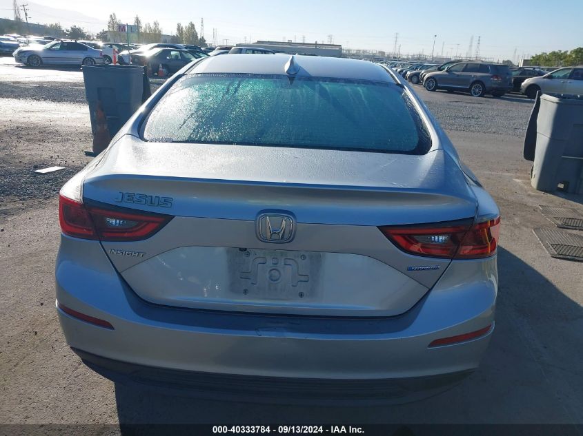 2019 Honda Insight Lx VIN: 19XZE4F19KE009161 Lot: 40333784