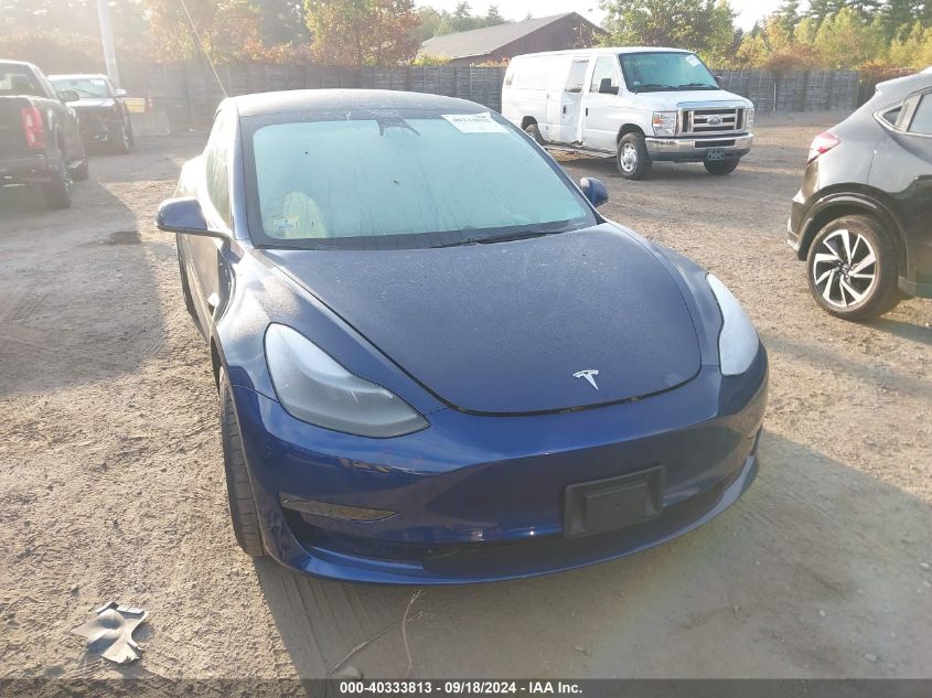 2022 Tesla Model 3 VIN: 5YJ3E1EC0NF268658 Lot: 40333813