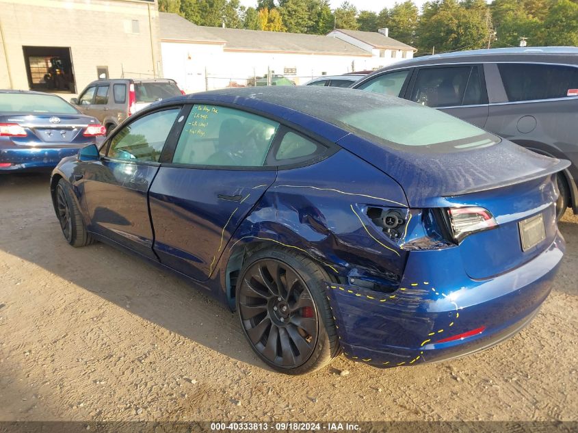 2022 Tesla Model 3 VIN: 5YJ3E1EC0NF268658 Lot: 40333813