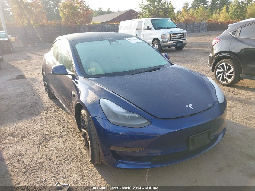 5YJ3E1EC0NF268658 2022 TESLA MODEL 3 - Image 1