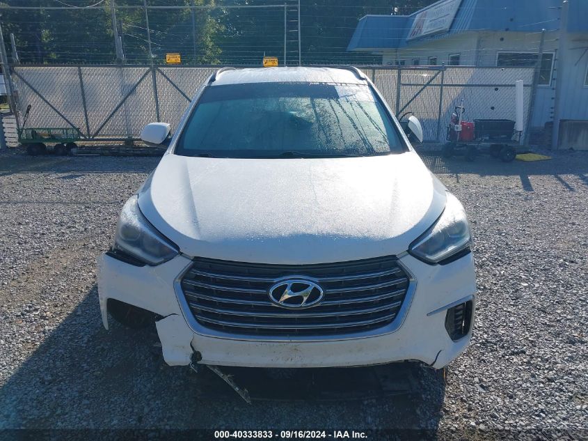 2017 Hyundai Santa Fe Se VIN: KM8SMDHF0HU224656 Lot: 40333833