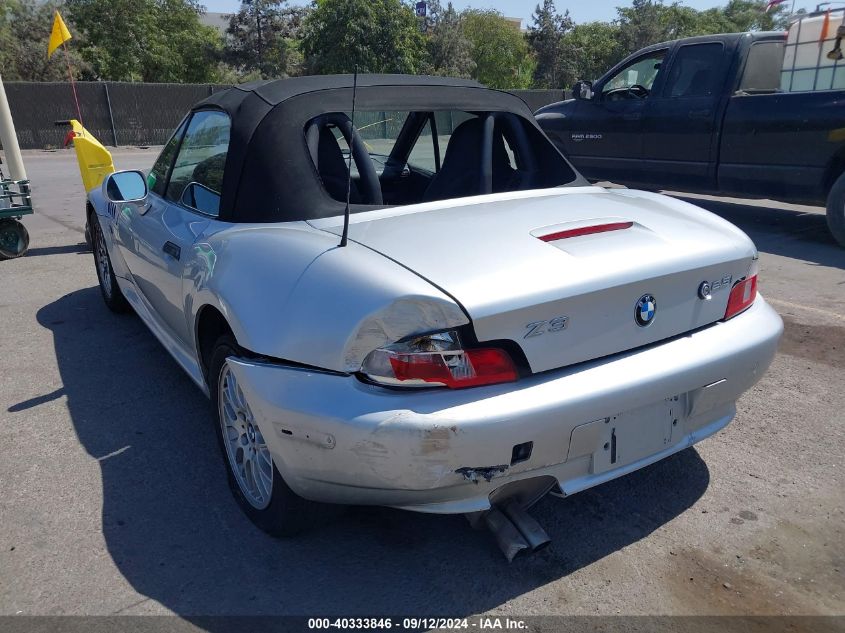 WBACN33481LM03767 2001 BMW Z3 2.5