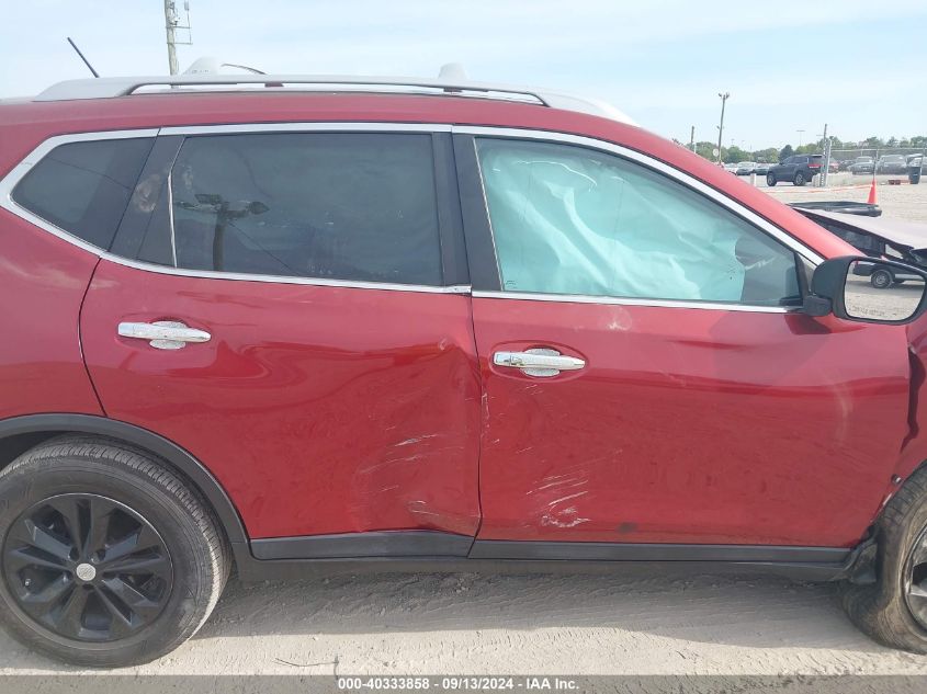 2014 Nissan Rogue S/Sl/Sv VIN: 5N1AT2MV7EC854238 Lot: 40333858