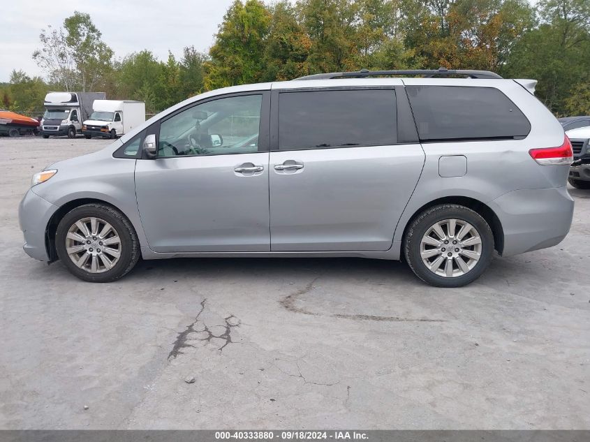 5TDDK3DC6ES076490 2014 Toyota Sienna Limited 7 Passenger