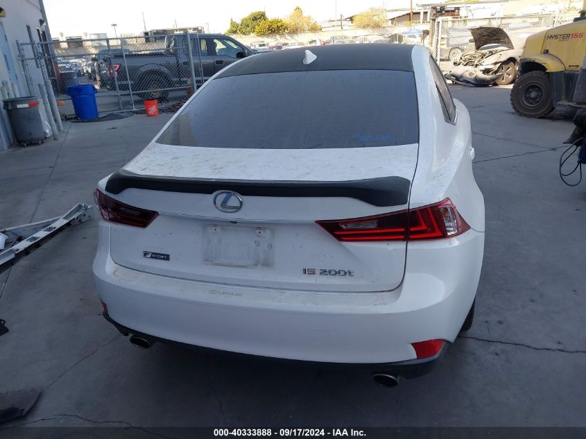 2016 Lexus Is 200T VIN: JTHBA1D25G5012017 Lot: 40333888