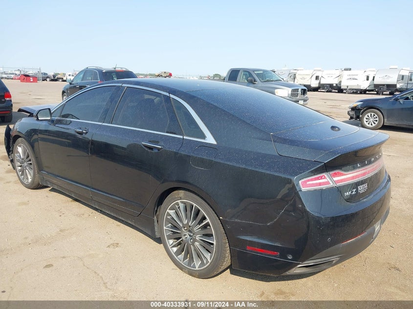 2013 LINCOLN MKZ VIN: 3LN6L2G92DR825704