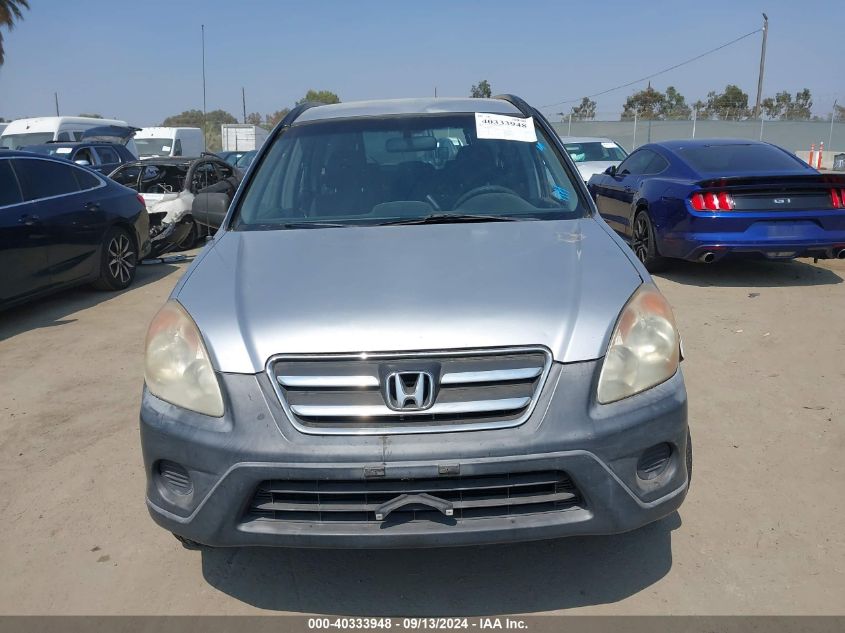 2005 Honda Cr-V Lx VIN: JHLRD68555C003323 Lot: 40333948