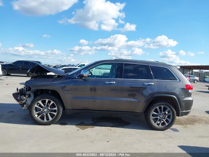 VIN 1C4RJFBG2JC204557 2018 JEEP GRAND CHEROKEE LIMITED 4X4