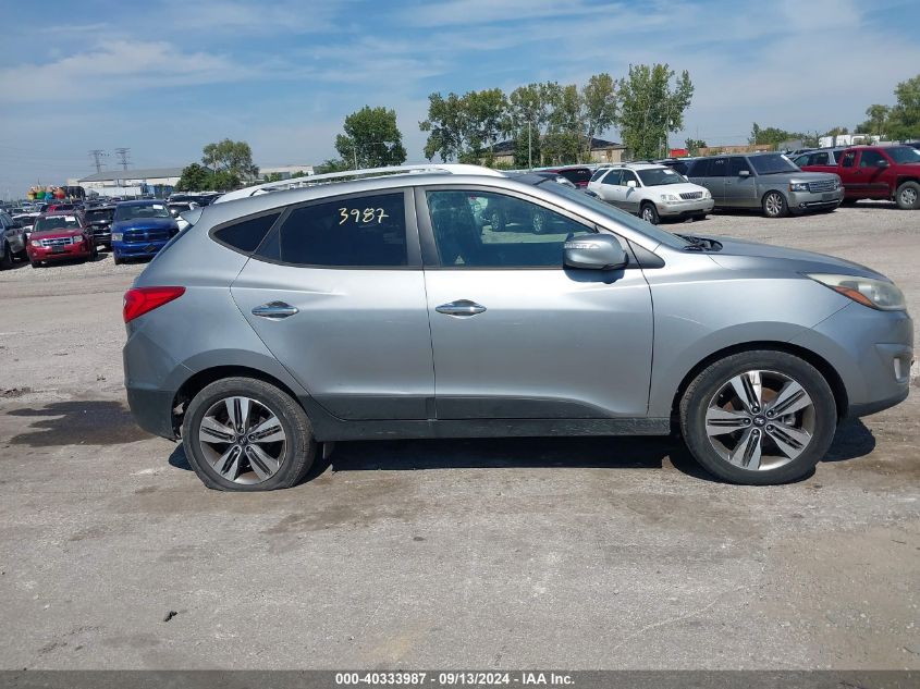 2014 Hyundai Tucson Gls/Limited/Se VIN: KM8JU3AG2EU915014 Lot: 40333987