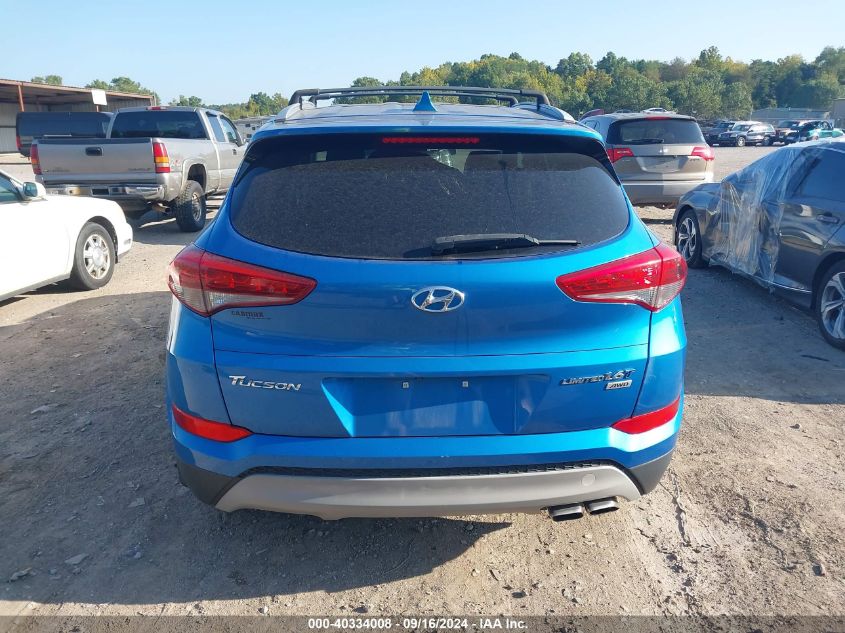 KM8J3CA27HU305525 2017 Hyundai Tucson Limited