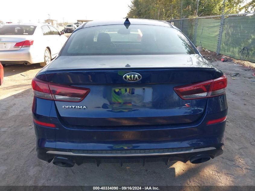 2019 Kia Optima S VIN: 5XXGT4L34KG319809 Lot: 40334090