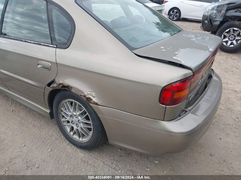 4S3BE645616206571 2001 Subaru Legacy Gt