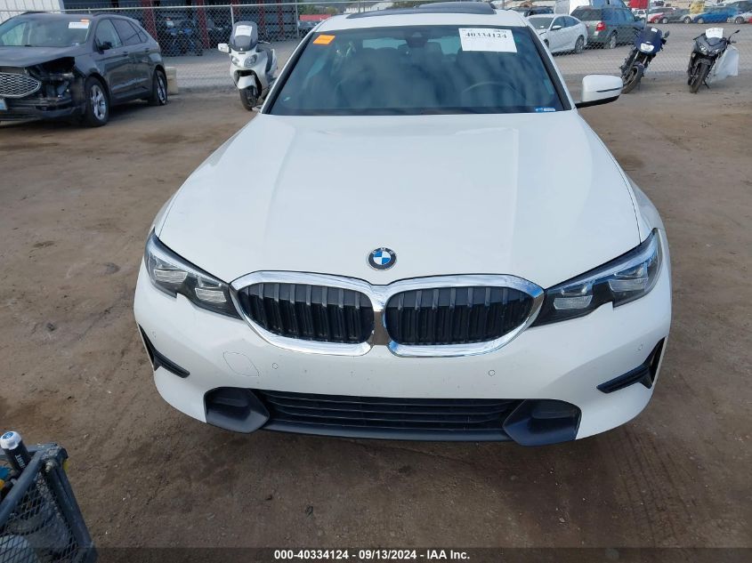 2020 BMW 330I VIN: WBA5R1C07LFJ06828 Lot: 40334124