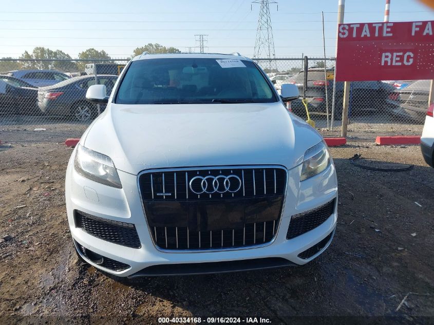 2013 Audi Q7 3.0T S Line Prestige VIN: WA1DGAFE5DD016290 Lot: 40334168