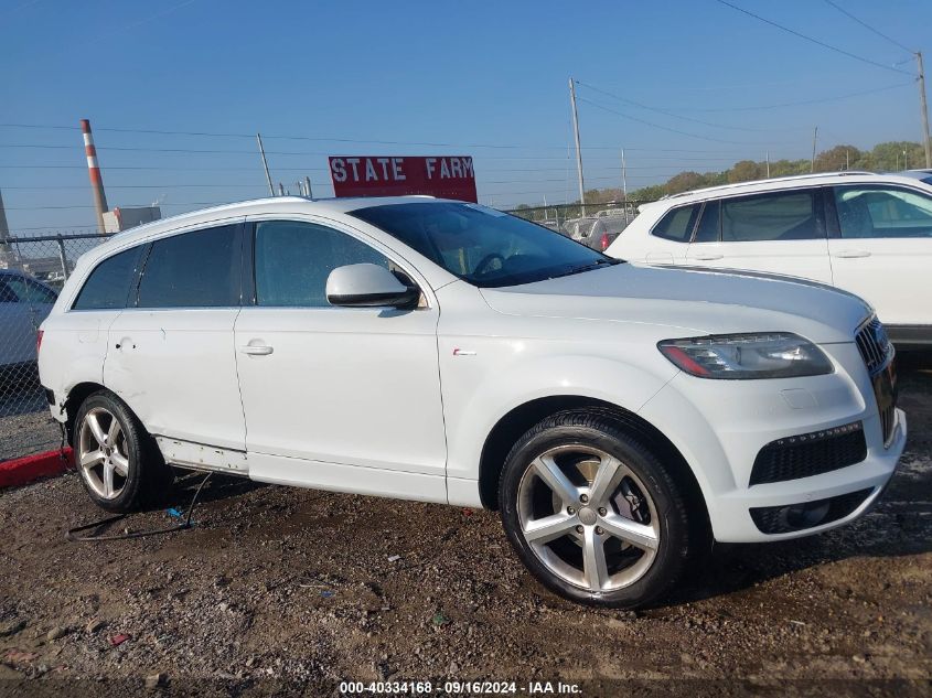 2013 Audi Q7 3.0T S Line Prestige VIN: WA1DGAFE5DD016290 Lot: 40334168