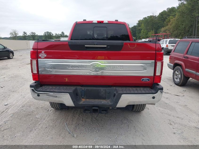 2020 Ford F-250 Super Duty VIN: 1FT8W2BTXLED30482 Lot: 40334169