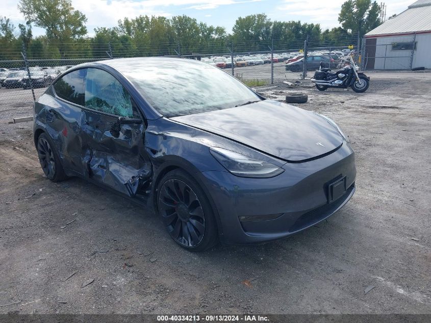 2022 TESLA MODEL Y PERFORMANCE DUAL MOTOR ALL-WHEEL DRIVE - 7SAYGDEF7NF312802