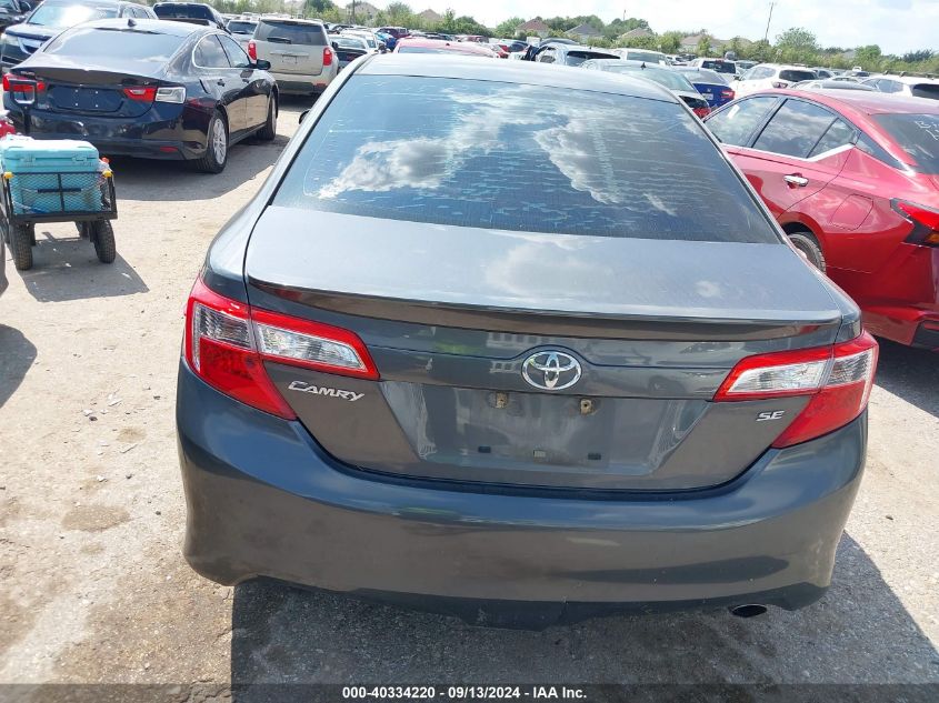 2012 Toyota Camry Se VIN: 4T1BF1FK2CU187076 Lot: 40334220