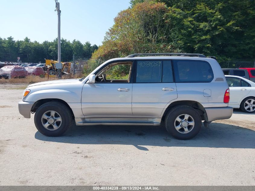 2002 Toyota Land Cruiser VIN: JTEHT05J322020483 Lot: 40334239