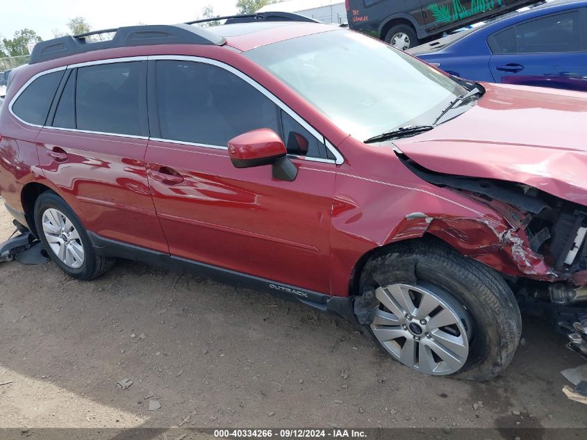 2015 Subaru Outback 2.5I Premium VIN: 4S4BSBEC6F3261511 Lot: 40334266