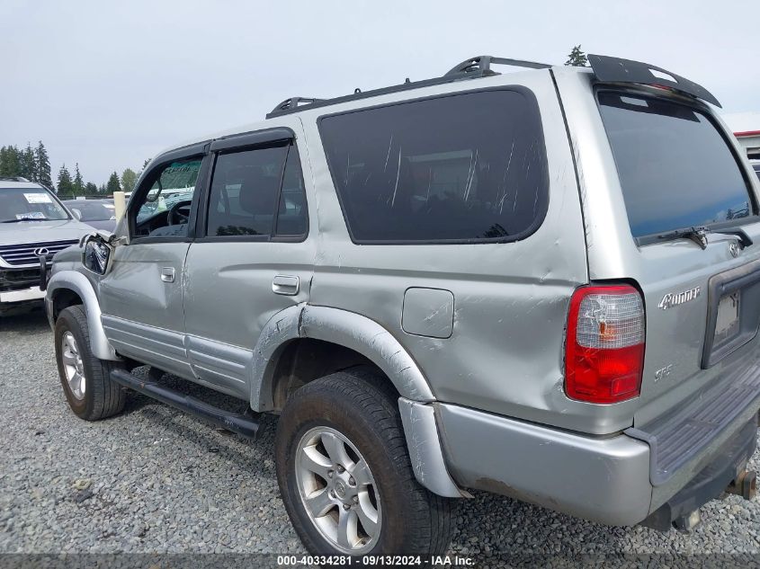 2000 Toyota 4Runner Sr5 V6 VIN: JT3HN86R5Y0302103 Lot: 40334281