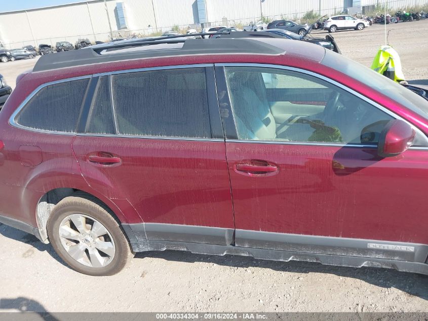 2011 Subaru Outback 3.6R Limited VIN: 4S4BRDJC6B2429077 Lot: 40334304