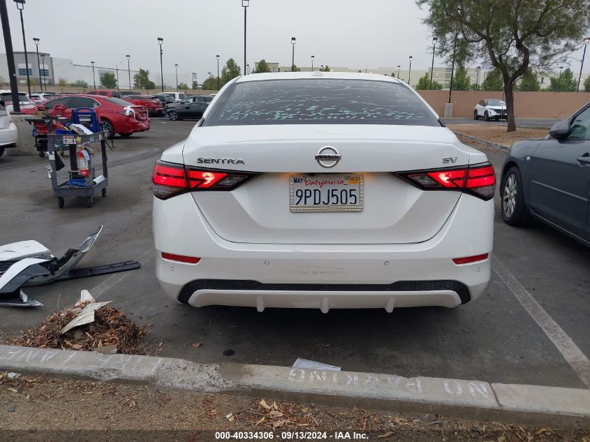 2020 Nissan Sentra Sv VIN: 3N1AB8CV8LY233545 Lot: 40334306